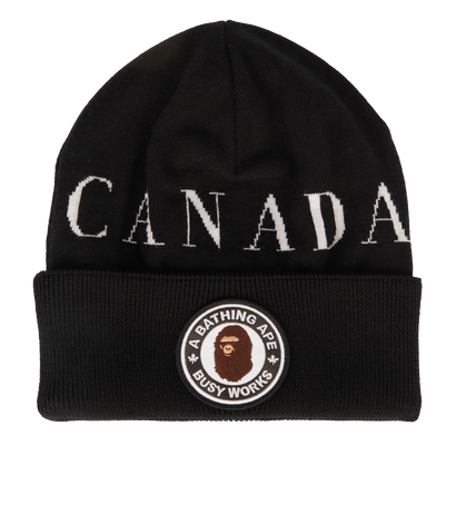 Canada Goose For Concepts X Bape Beanie, front view